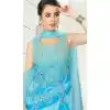 Light Blue Color Net Designer Readymade Salwar Kameez