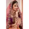 Peach Color Satin Silk Designer Plus Size Lehenga Choli