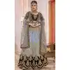 Grey Color Satin Silk Designer Plus Size Lehenga Choli