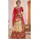 Gold Color Satin Silk Designer Plus Size Lehenga Choli -644980604