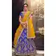Blue Color Banglori Silk Traditional Party Plus Size Lehenga Choli -645280628
