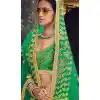 Green Color Banglori Silk Traditional Party Plus Size Lehenga Choli
