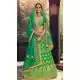 Green Color Banglori Silk Traditional Party Plus Size Lehenga Choli -645280631