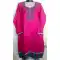 Hot Pink Silk Party Readymade Kurtis | FH5555114