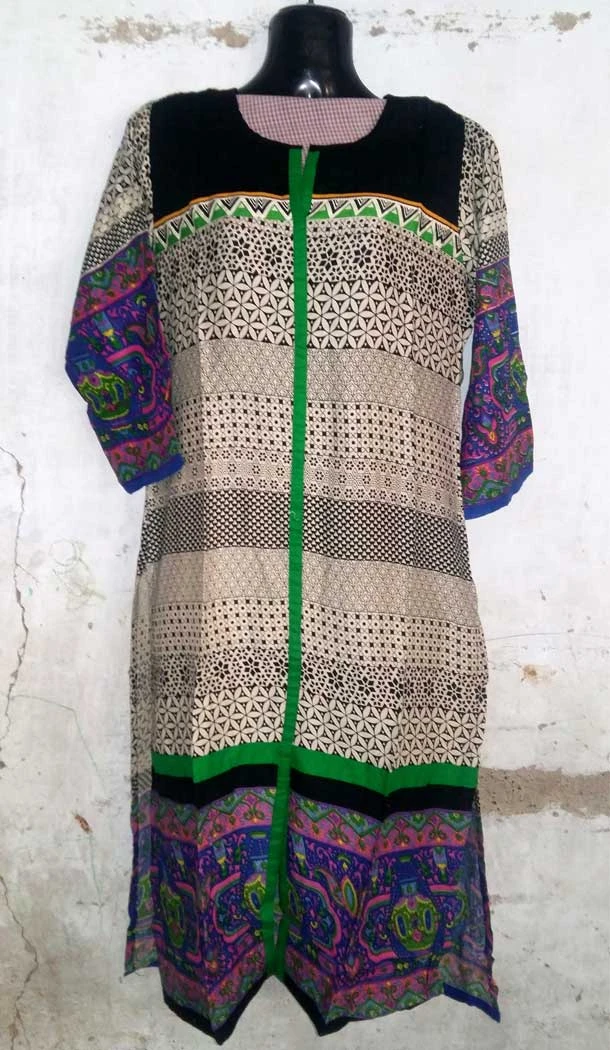 Multi Color Silk Party Readymade Kurtis | FH5555115