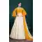 Cream Color Georgette Party Wear Lehenga Choli -643680449
