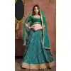 Turquoise Color Art Silk Designer Party Wear Lehenga Choli