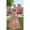 Gorgeous Multi Color Silk Designer Bridal Wedding Lehenga Choli -644480549