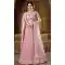Fascinating Light Pink Color Net Designer Bridal Lehenga Choli -5284497