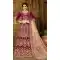 Ethnic Purple Color Velvet Designer Bridal Lehenga Choli -5284506