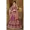 Alluring Pink Color Velvet Designer Bridal Lehenga Choli -5284507