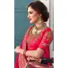 Red Color Silk Jacquard Designer Plus Size Lehenga Choli