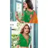 Light Green Color Silk Jacquard Designer Plus Size Lehenga Choli