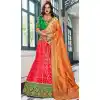 Light Green Color Silk Jacquard Designer Plus Size Lehenga Choli