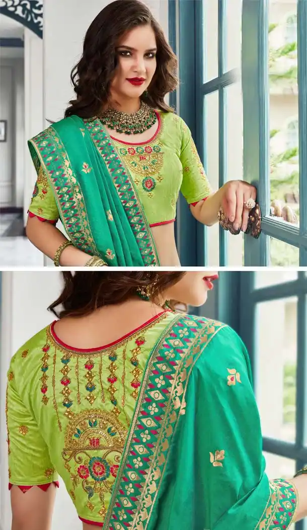 Light Orange Color Silk Jacquard Designer Plus Size Lehenga Choli -658382308