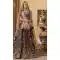 Chic Navy Blue Color Velvet Designer Bridal Wedding Lehenga Choli -70521043