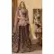 Dark Wine Color Velvet Designer Bridal Wedding Lehenga Choli -70521044