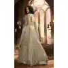 Pista Green Color Net Sangeet Mehendi Ceremony Wear Lehenga Choli