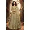 Mehandi Green Color Net Sangeet Mehendi Ceremony Wear Lehenga Choli