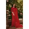 Marvelous Red Color Pure Modal Silk Party Wear Saree Blouse