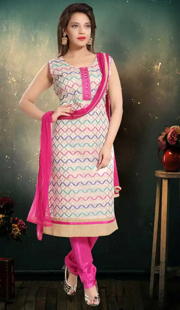 Scintillating White Color Banglori Silk Party Wear Plus Size Readymade Suit -673184607