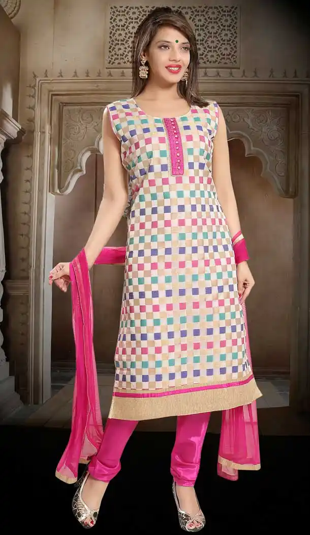 Flamboyant White Color Banglori Silk Party Wear Plus Size Readymade Suit -673184608