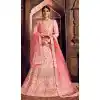 Pink Color Silk Heavy Designer Embroidery Women Lehenga Choli