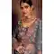 Fascinating Grey Color Silk Heavy Designer Embroidery Women Lehenga Choli -677284971