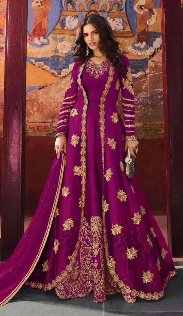 Alluring Pink Color Santoon Designer Pakitani Style Salwar Kameez -493867735