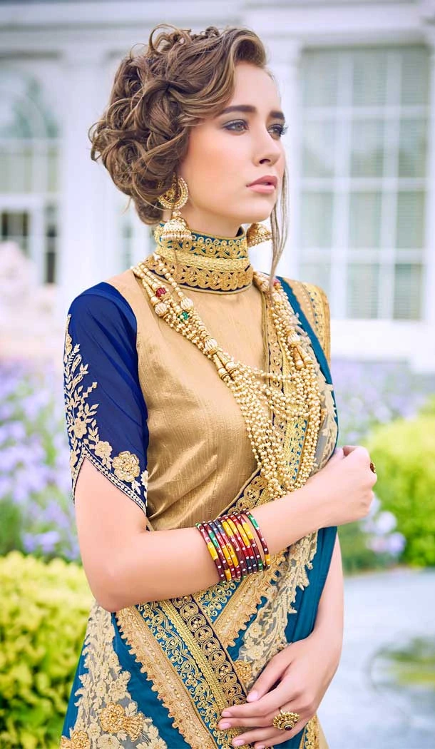 Enigmatic Multi Color Fancy Heavy Embroidred Designer Bridal Saree -679085150 Enigmatic Multi Color Fancy Heavy Embroidred Designer Bridal Saree -679085150