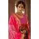 Chic Pink Color Banarasi Silk Designer Wedding Lehenga Choli -686085795