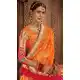 Ethnic Orange Color Banarasi Silk Designer Wedding Lehenga Choli -686085796