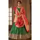 Green Color Banarasi Silk Designer Wedding Lehenga Choli -686085803