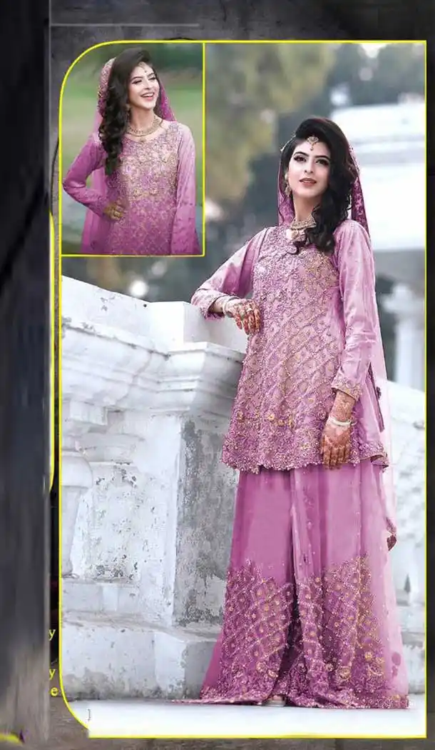 heavy net pakistani sharara suit online india