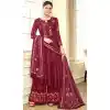 maroon palazzo readymade suits india