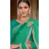 buy magnificent sea green lehenga saree