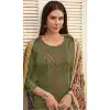 simple pure cotton palazzo suit design