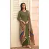 simple pure cotton palazzo suit design
