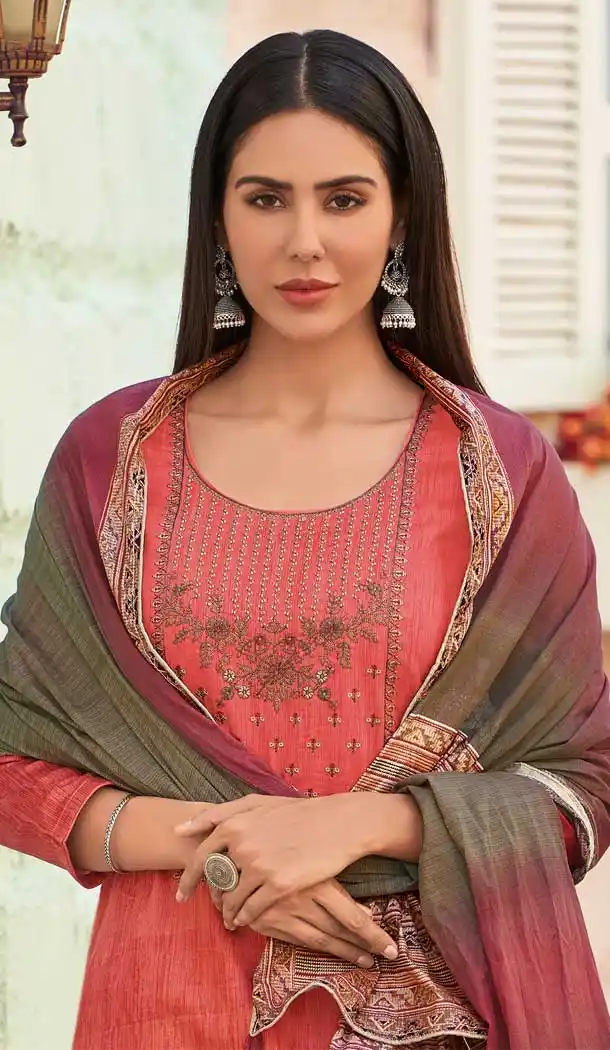 cotton  palazzo pant suits formal