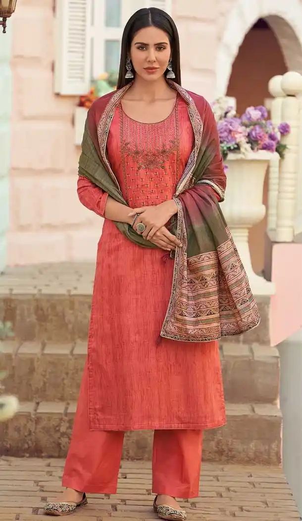 cotton  palazzo pant suits formal