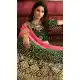 Fascinating Green Color Velvet Designer Bridal Wedding Lehenga Choli -704487697