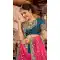Gorgeous Blue Color Satin Silk Designer Bridal Wedding Lehenga Choli -705887824