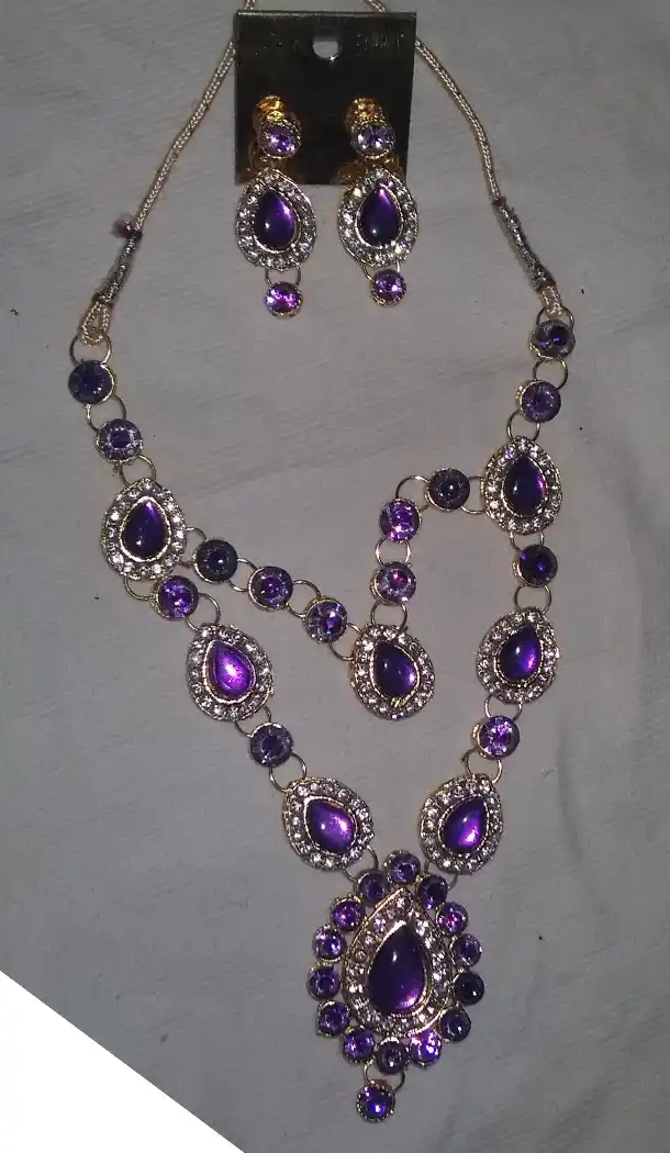 Blue and White Color Fashion Jewelry