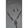 Green and Off White Color Jewelry