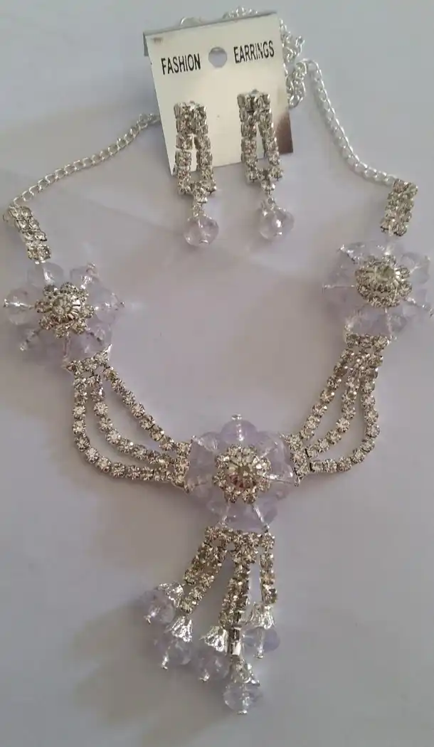 Diamond Necklace Sets | FHJS7254-52