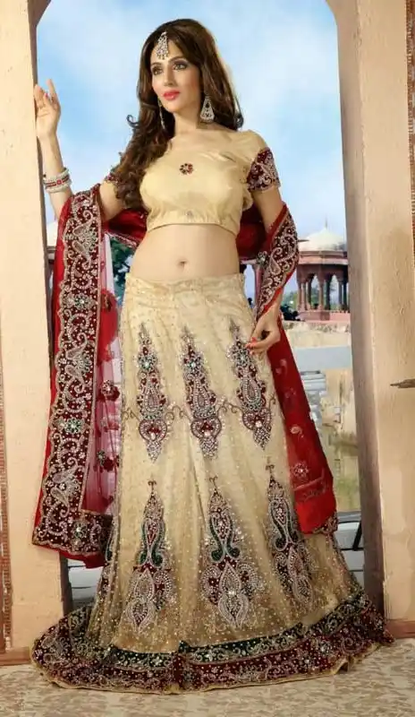 Lush Buttercream Wedding Lehenga Choli