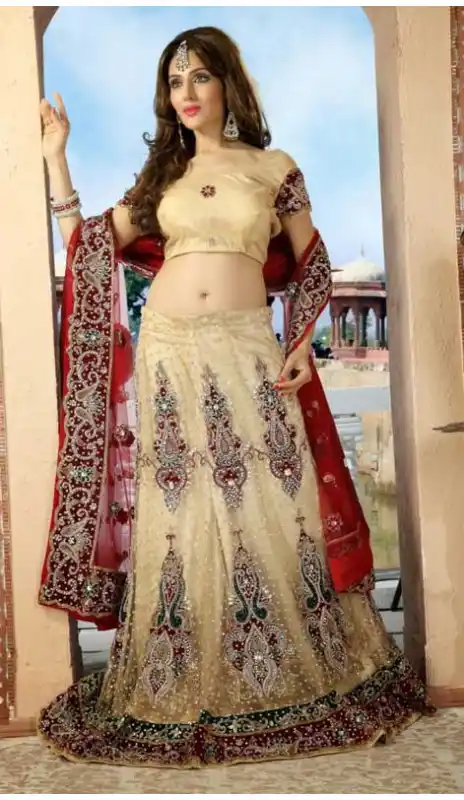 Lush Buttercream Wedding Lehenga Choli
