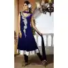 Mesmerizing Deep Royal Blue Readymade Plus Size Salwar Kameez