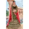 embroidered designer bridal lehenga choli