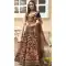 Coffee Color Velvet Designer Wedding Wear Lehenga Choli -718689116